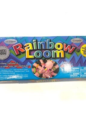 Rainbow Rainbow Loom Bracelet Kit - Red Yellow Green Blue Purple